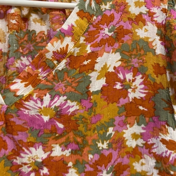 Cynthia Rowley blouse women's size large floral - Picture 4 of 5